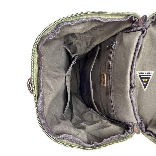 Ççs London 51566 Kanvas Spor Sırt Çantası Yeşil - Resim 6