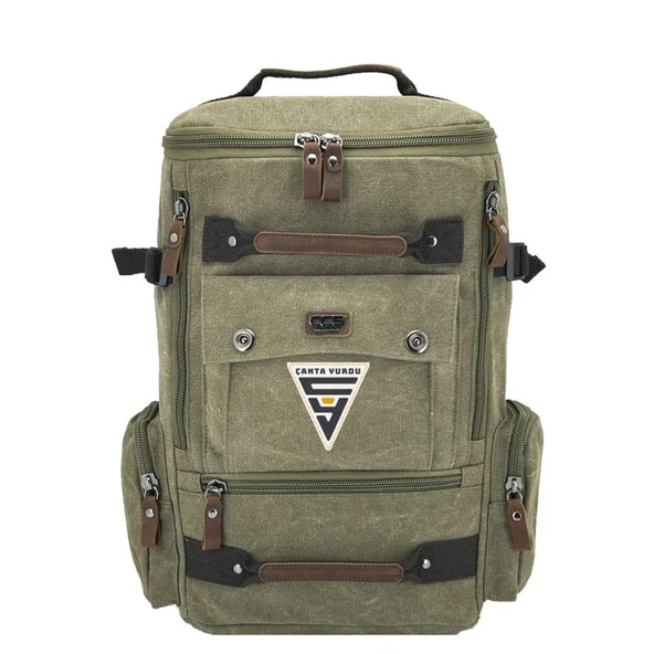 Ççs London 51564 Kanvas Seyahat Sırt Çantası Yeşil ürün görseli