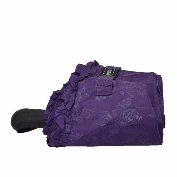 Marlux 1212 Desenli Tam Otomatik Kadın Şemsiye Mor - Resim 4