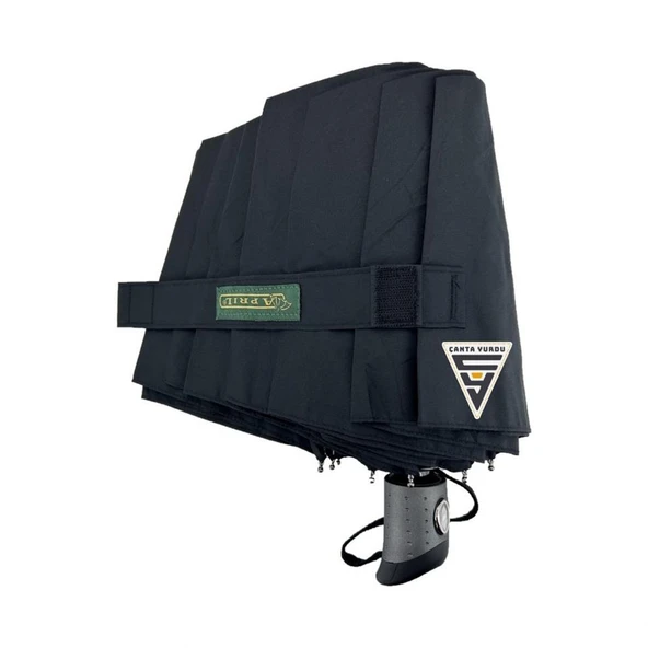 April A-216G 10 Telli A1 Tam Otomatik Şemsiye Siyah ürün görseli 1