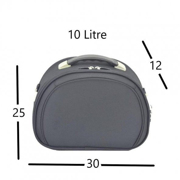 Kasalı Şifreli Kabin Tipi Çanta Makyaj Çantası 10 Litre - 6