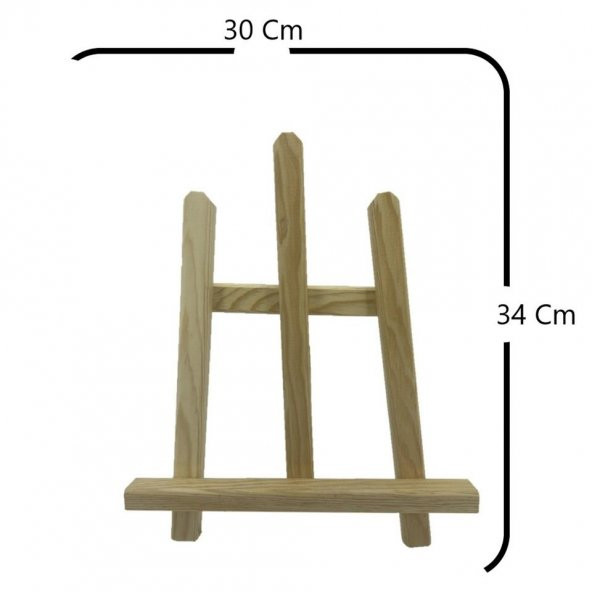 Mini Boy Ahşap Masaüstü Stand Şovale 34 Cm - 5