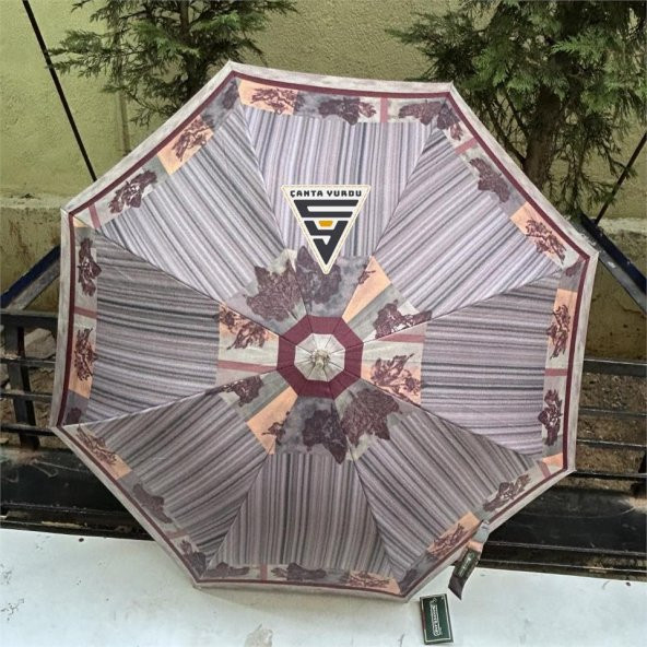 Snotline 23L Baston Kadın Şemsiye Bordo - 4