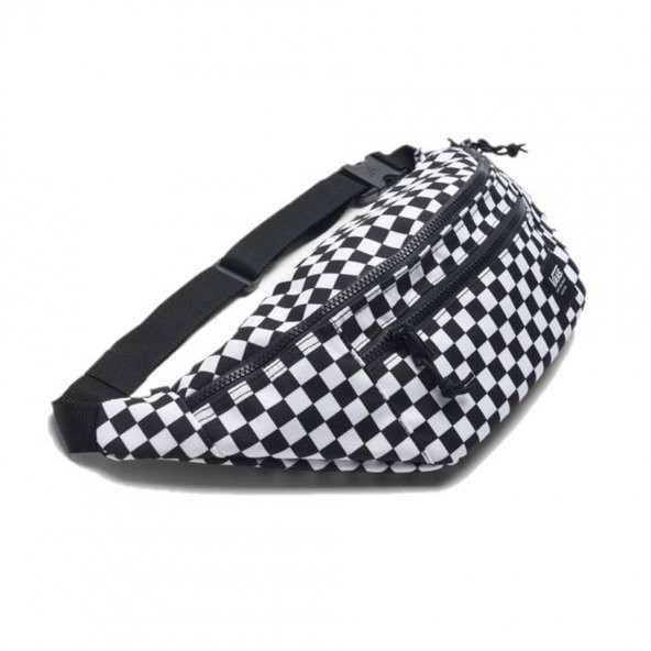 Vans Ward Cross Bodybag Bel Çantası Siyah Beyaz - 7