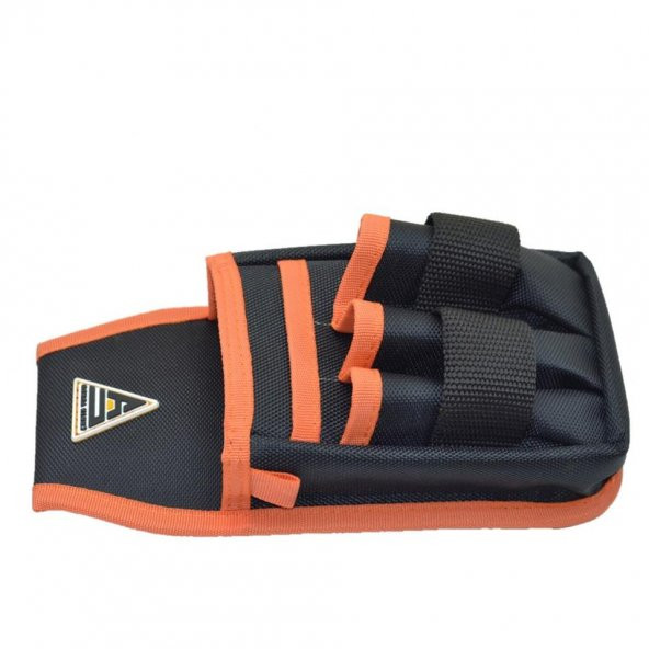 Cırtlı Alet Edevat Elektrikçi Tekniker Bel Çantası Siyah - 4