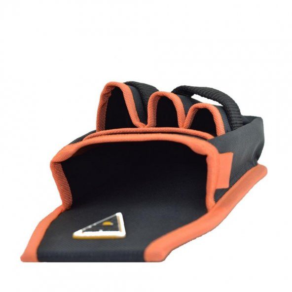 Cırtlı Alet Edevat Elektrikçi Tekniker Bel Çantası Siyah - 6