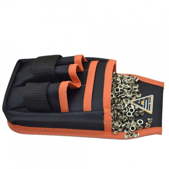 Cırtlı Alet Edevat Elektrikçi Tekniker Bel Çantası Siyah - 8