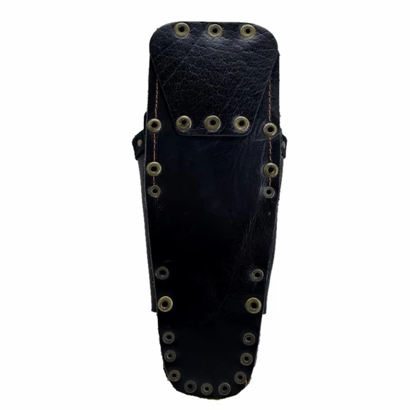 Hakiki Deri CA217 Elektrikçi Teknisyen Bel Çantası Siyah - Resim 4