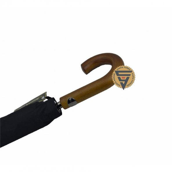 Snotline Lüx 16 Telli Protokol Vale Baston Şemsiye Siyah 41G 105 Cm Cap - Resim 6