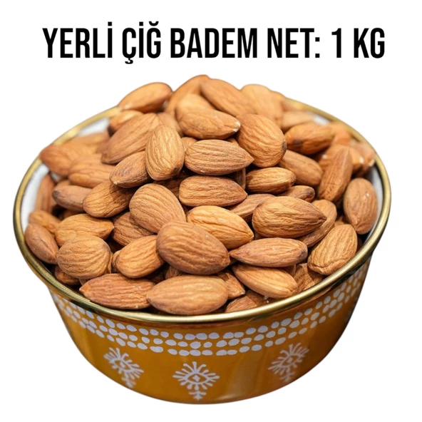 Çiğ Badem Yerli Yeni Mahsül 1 KG - 2