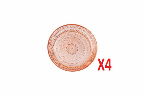 Porland Lina Turuncu Tabak 12 cm 4lü 04FIA002587