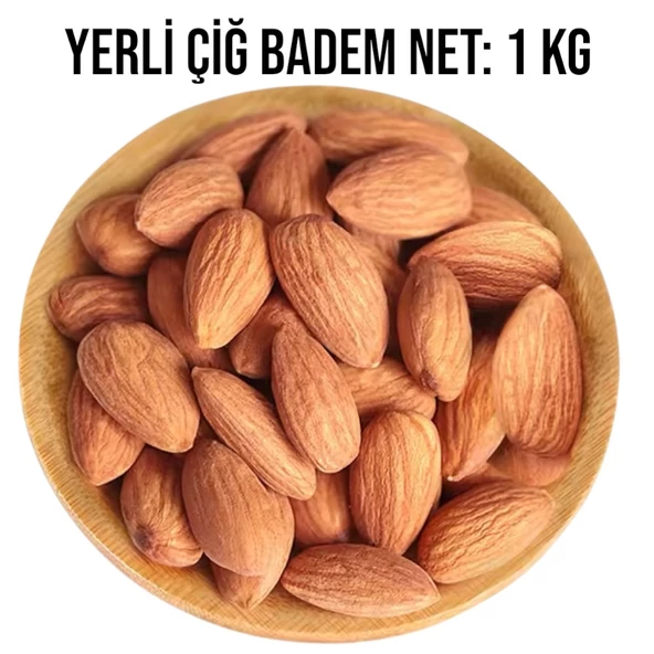 Çiğ Badem Yerli Yeni Mahsül 1 KG - 2