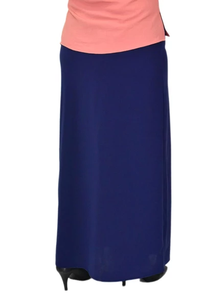 Kadın Uzun Lastikli Çan Etek BGL-ST03155 - Resim 12