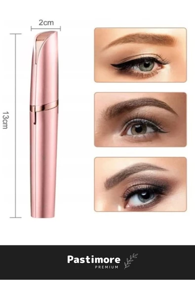 Premium Seri Tıraş Kozmetik Pilli ve Şarjlı Kıl İstenmeyen Tüy Sakal Kaş Kablosuz Epilasyon Aleti - 2