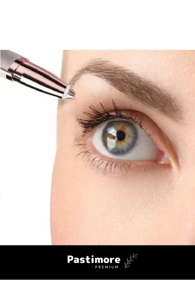 Premium Seri Tıraş Kozmetik Pilli ve Şarjlı Kıl İstenmeyen Tüy Sakal Kaş Kablosuz Epilasyon Aleti - 4