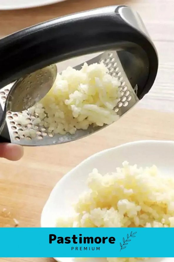 Yeni Nesil Paslanmaz Çelik Pratik Mutfak Sarımsak Rendesi Kolay Kullanımlı Gondol Sarımsak Ezici - 2