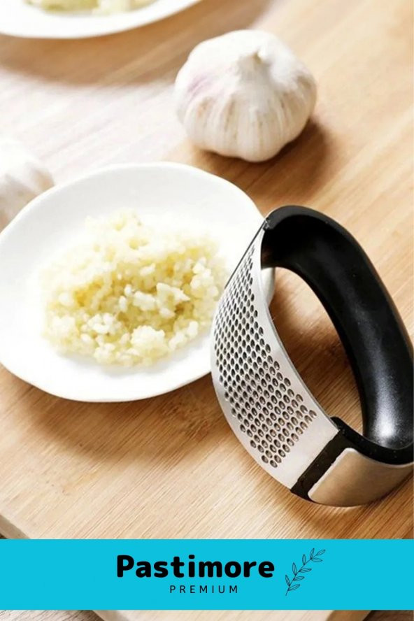 Yeni Nesil Paslanmaz Çelik Pratik Mutfak Sarımsak Rendesi Kolay Kullanımlı Gondol Sarımsak Ezici - 3