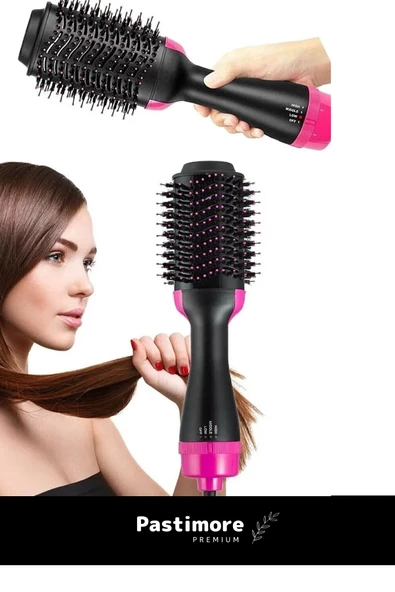 Premium 4 Vitesli Çok Kademeli 1200w Elektrikli Hava Üflemeli Saç Düzleştirici Fön Tarağı - 4
