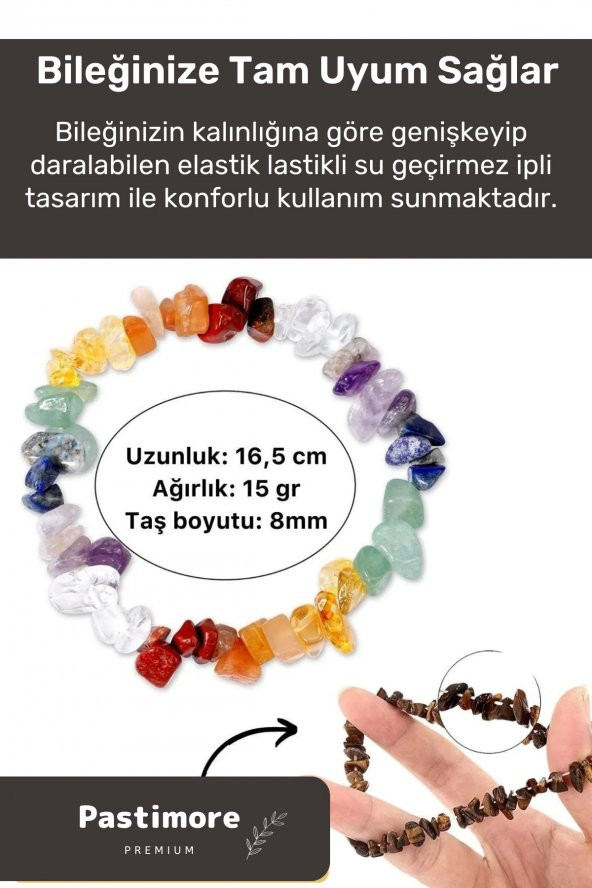 Unisex Ikizler Burcu Enerjisini Yükselten Doğal Taş Bileklik Ikizler Burçları Burç Taşı Bileklik - 3