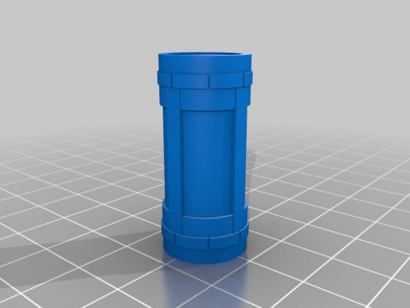 Sci-Fi Depolama Tankları, Büyük (Scatter Terrain, 3 Tip) Plastik Aparat - 3