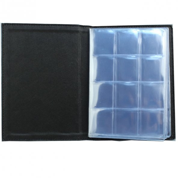 PULKO HistorY 1970 Madeni Para Metalik Seri Cep Albümü 96 (155x205), 8 Yaprak, Her Yaprakta 40mm Çapında 12 Cep'li, Toplamda 96 Adet Madeni Para Kapasiteli, - 2