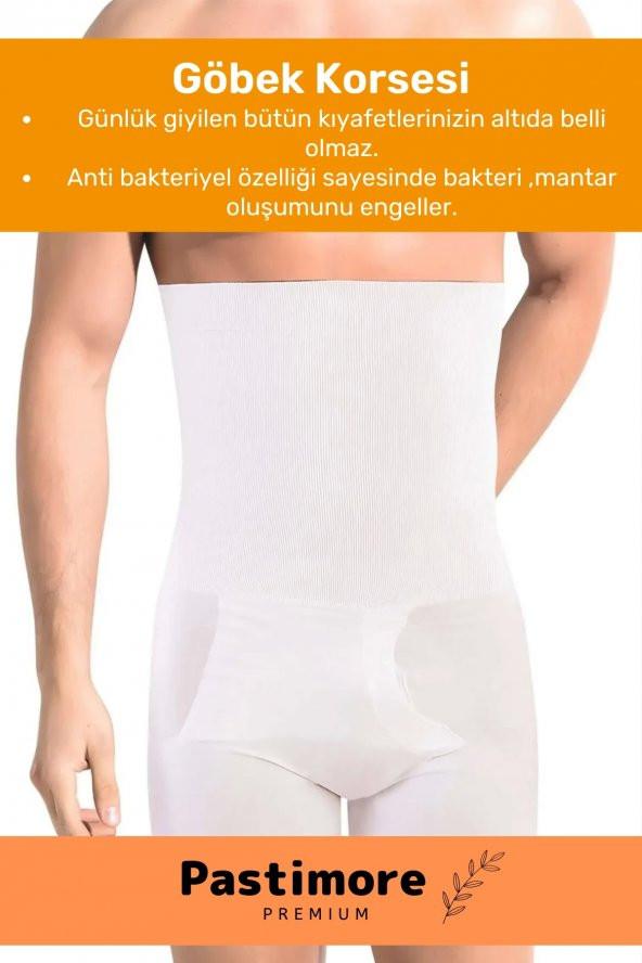 Özel Üretim Göbek Düzleştirici Toparlayıcı Sıkılaştırıcı Bel İnceltici Erkek Duble Boxer Korse - 3