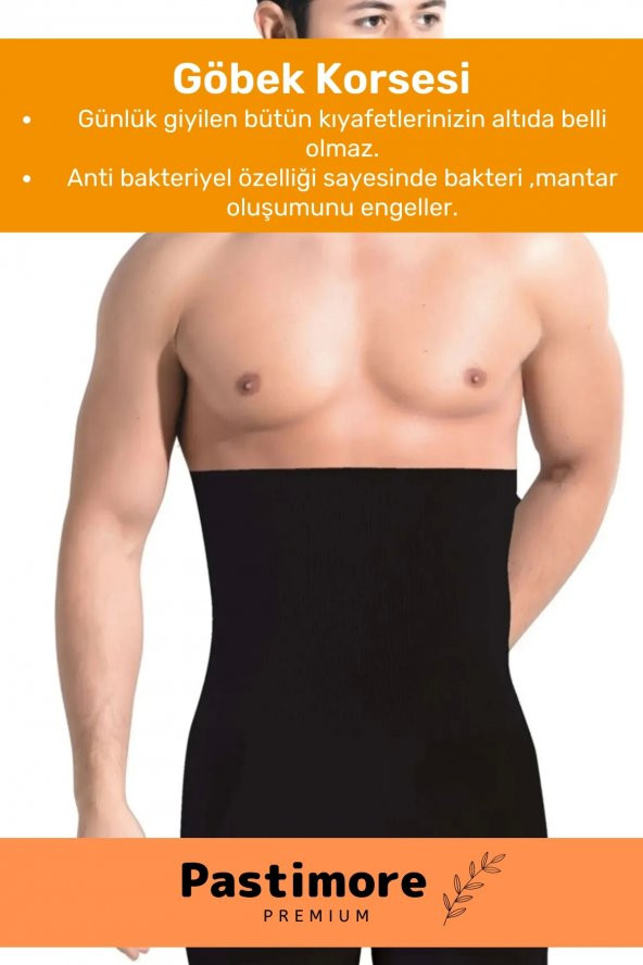 Özel Üretim Göbek Düzleştirici Toparlayıcı Sıkılaştırıcı Bel İnceltici Erkek Duble Boxer Korse - 3
