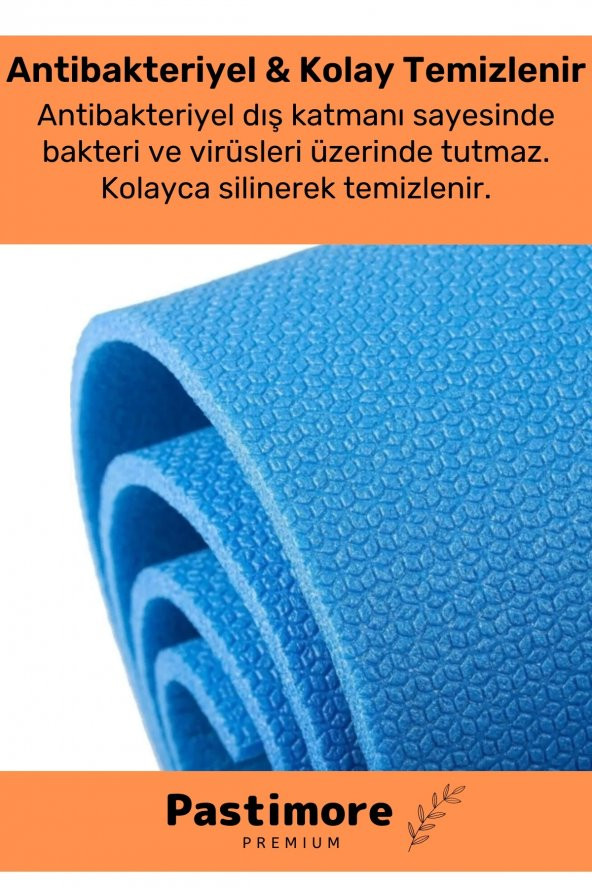 Su Geçirmez Konfor Modeli Taşıma Askılı Çift Taraflı Kamp Zemin Çadır 16 mm Uyku Matı Yer Minderi - 6