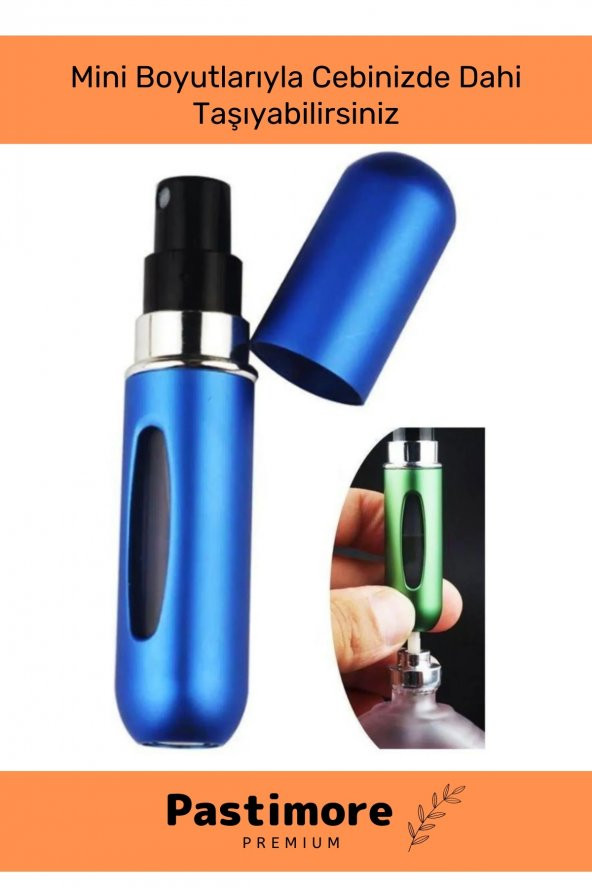 Parfüm Şişesinden Doldurulabilir Taşınabilir Çanta Içi Mini Cep Parfüm Şişesi 5 ml x 3 Adet - 2