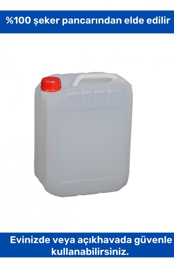 %100 Doğal Saf Temiz Çevre Dostu Sıvı Koku Yapmayan Bioethanol Şömine Yakıtı 5 Litre - 2