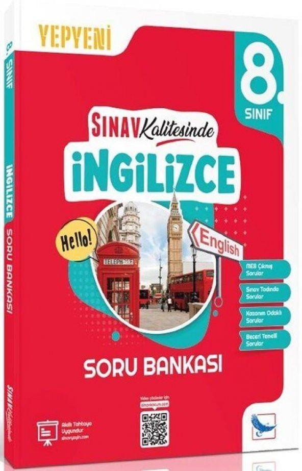 8. Sınıf İngilizce Sınav Kalitesinde Soru Bankası Sınav Yayınları