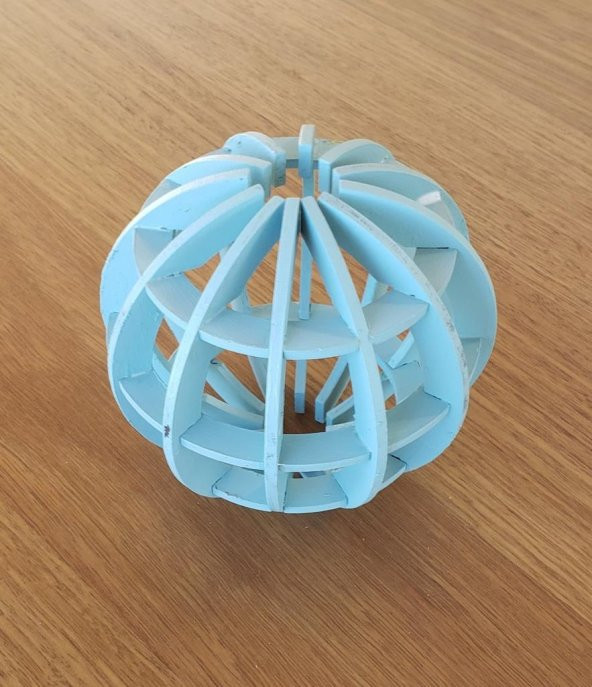 Izgaralı Dünya Lazer Kesimi Plastik Aparat - 1
