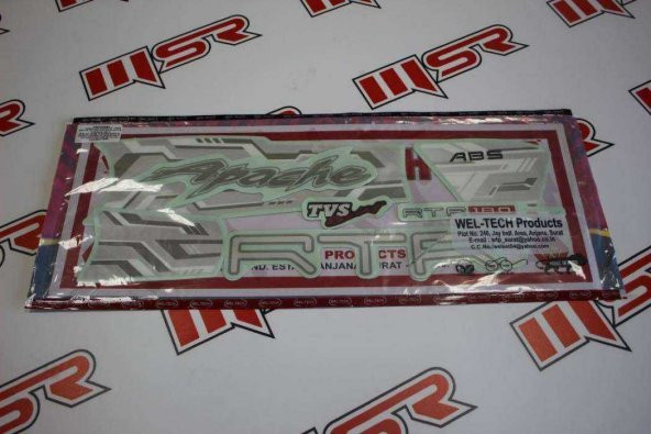 TVS APACHE RTR STICKER ürün görseli 1