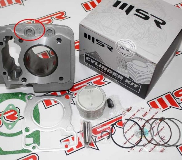 CBF 150 SİLİNDİR KİT JCC PİSTON-RIK SEGMAN MONTAJ OEM ürün görseli 1