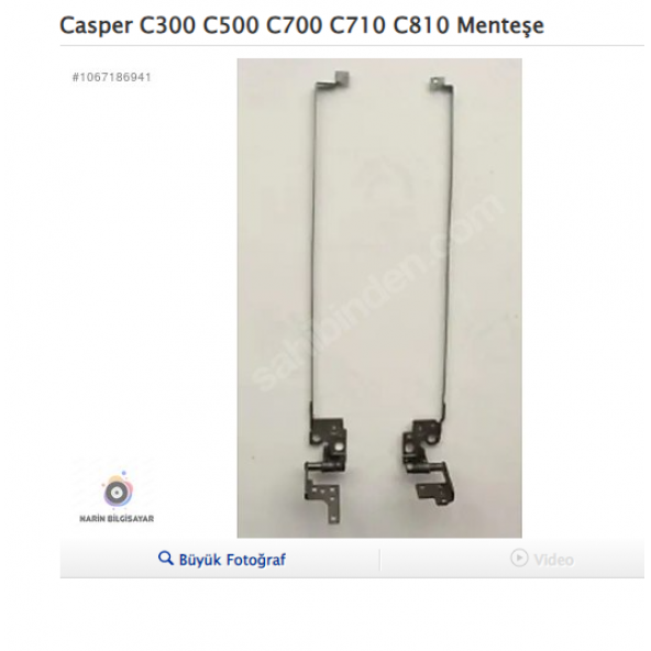 Casper C300 C500 C700 C710 C810 Menteşe