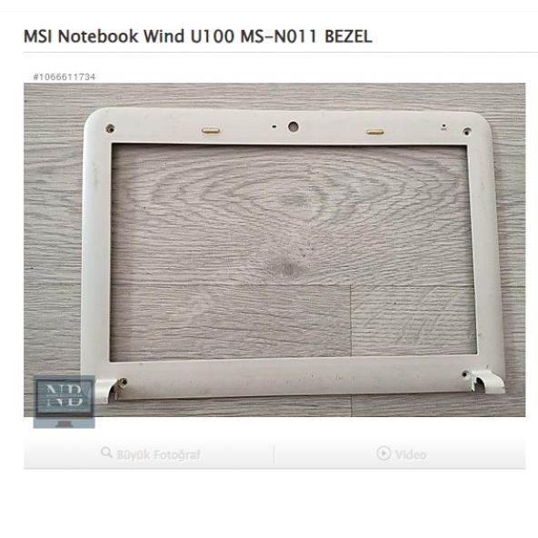 MSI Notebook Wind U100 MS-N011 BEZEL