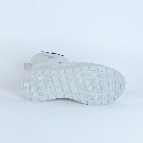 Moda Ayakkabı 9075 Beyaz Kız Çocuk Bot Ayakkabı - Resim 4