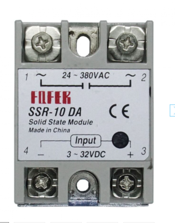 SSR-10DA (10A) Solid State Röle (Geliştirme Kartlarıyla Uyumlu)