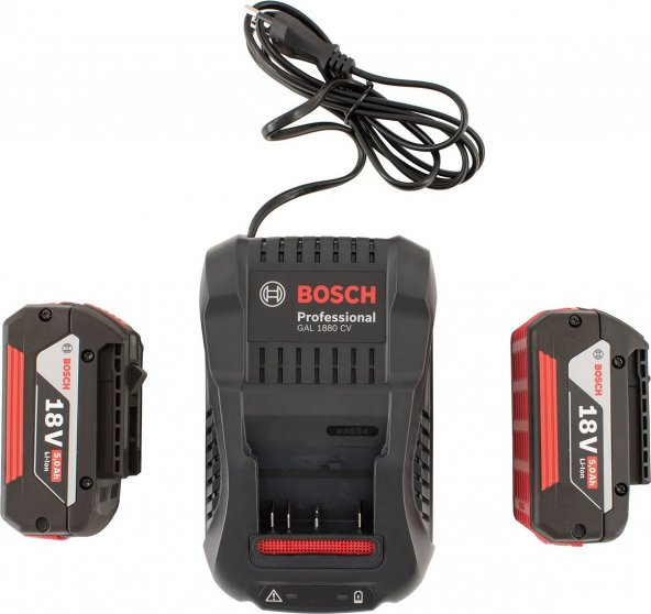Bosch Profesionel Akü Seti 18V GAL 1880 CV + 2x GBA 18V 5.0Ah