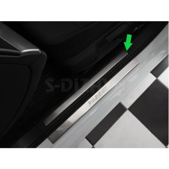 Passat B8 SD 2015 Sonrası Premium İç Kapı Eşiği 4 Parça Paslanmaz Çelik - 2
