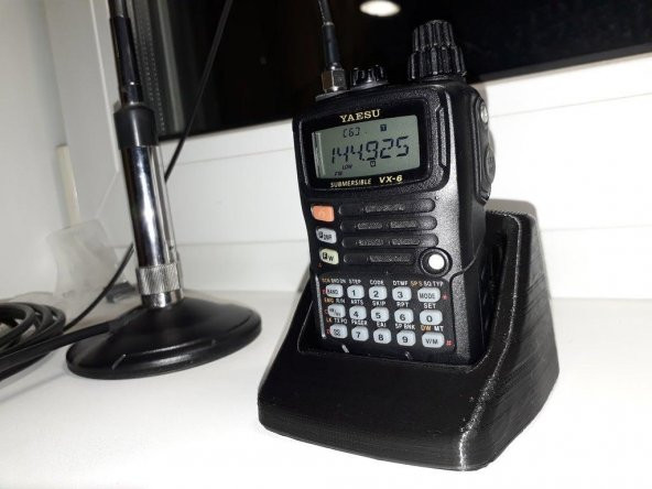 Yaesu Vx-6 / Vs-7 / Vx8 Amatör El Telsiz Standı Plastik Aparat - 2
