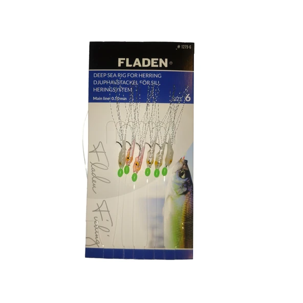 F1279-6 Fladen Sabiki Lumi Shrimp Kanca No:6 6lı Lüfer Palamut Uskumru Çaparisi ürün görseli 1