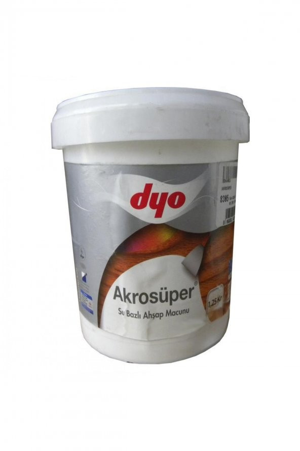 Dyo Akrosüper Ahşap Macunu 1,25 Kg