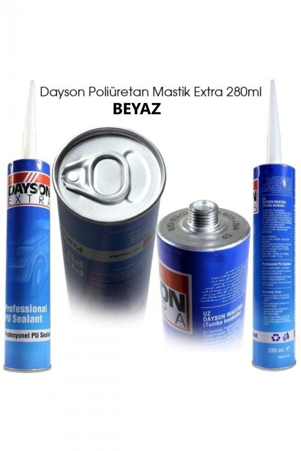 Dayson Extra Mastik 280Ml Beyaz ( Alt Kapak Üretim Kaynaklı Açık Üretilebilmektedir)