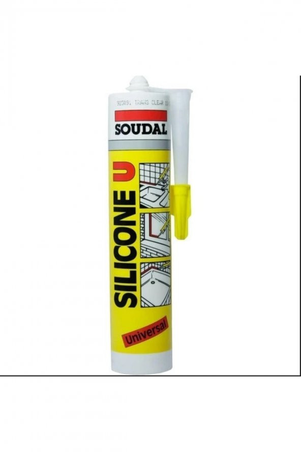 Soudal Silikon Şeffaf 280 Gr Şeffaf