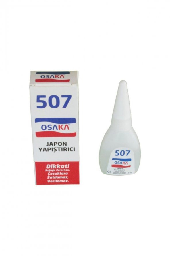 Osaka 507 Japon Yapıştırıcısı Hızlı Süper Yapıştırıcı 17 Gr