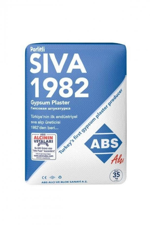 Alçı Sıva 1982 (abs) 25 Kg