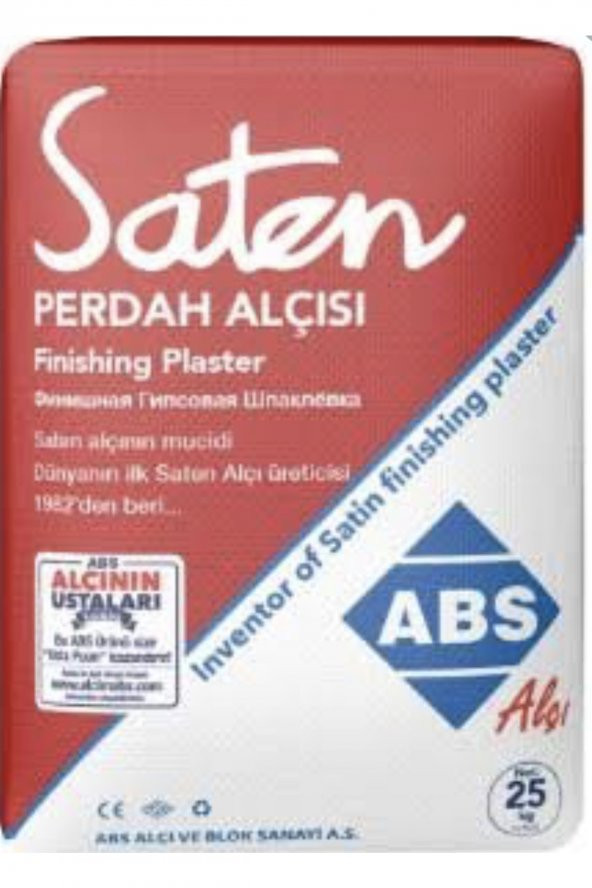 Abs Saten Alçı 5 Kg - 1
