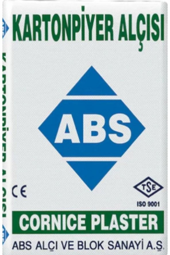 Abs Çabuk Donan Hızlı Donan Kartonpiyer Alçısı 15 Kg