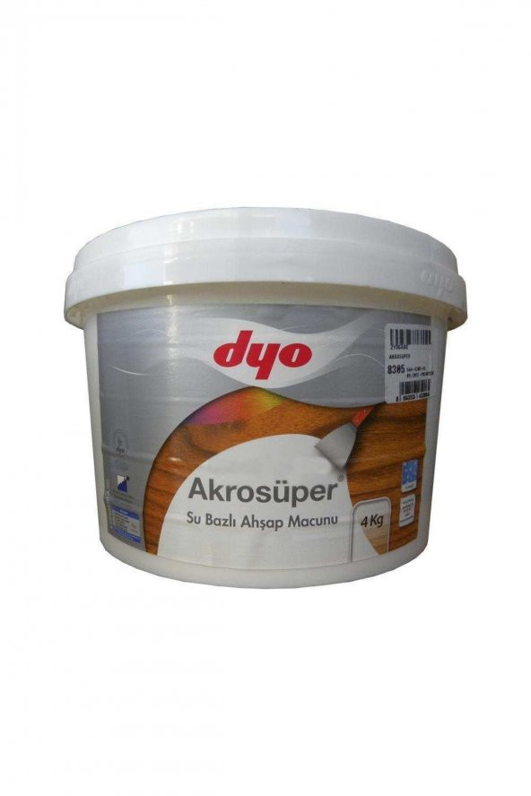 Dyo Akrosüper Ahşap Macunu 4 Kg ürün görseli 1